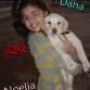 NUESTRA PERRA DANA CON SU DUEÑA MAS EPQUEÑA NOELIA